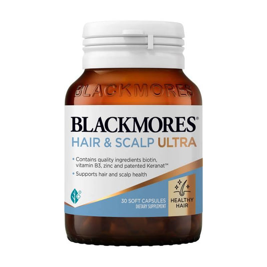 Blackmores Hair & Scalp Ultra 澳洲澳佳寶 強效護髮頭皮膠囊 30粒