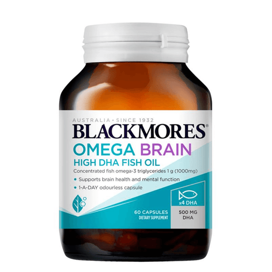 Blackmores Omega Brain 澳洲澳佳寶 高濃度DHA魚油膠囊 60粒