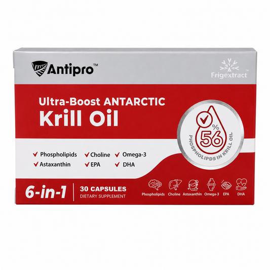 Antipro Ultra-Boost Antarctic Krill Oil 磷蝦油膠囊 30粒