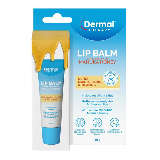 Dermal Therapy Lip Balm Manuka Honey 澳洲 麥蘆卡蜂蜜 潤唇膏 10g