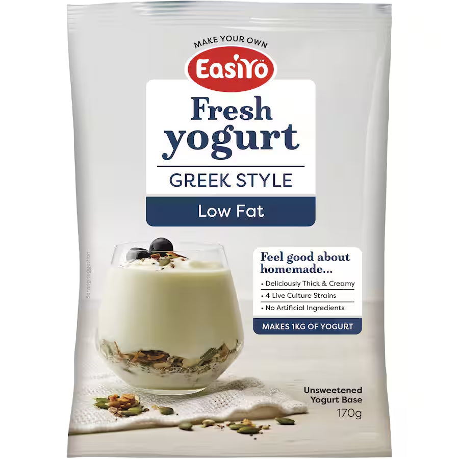 EasiYo Yogurt Base Low Fat Greek Style 170g
