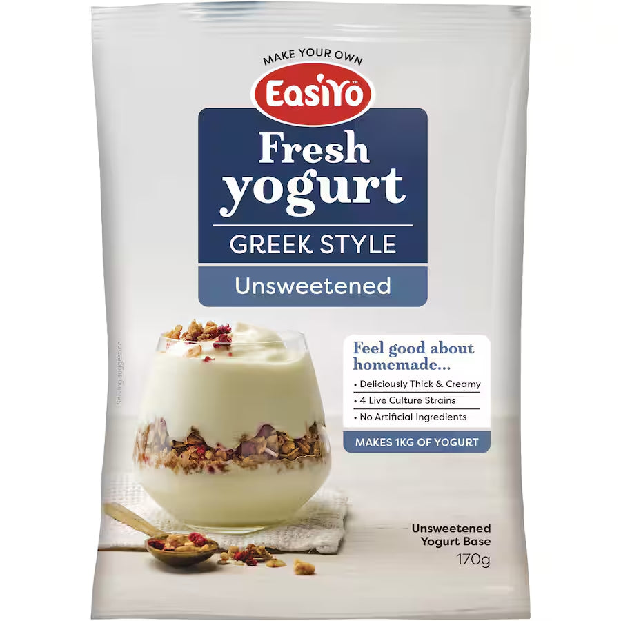 EasiYo Yogurt Base Unsweetened Greek Style 170g