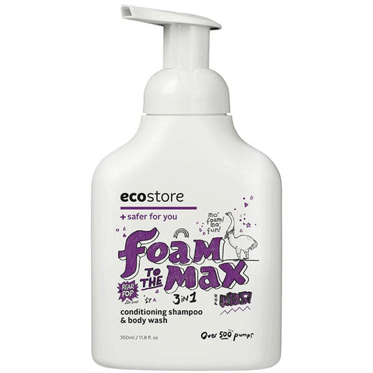 Ecostore Foam to the Max 3-in-1 Kids Wash 350ml