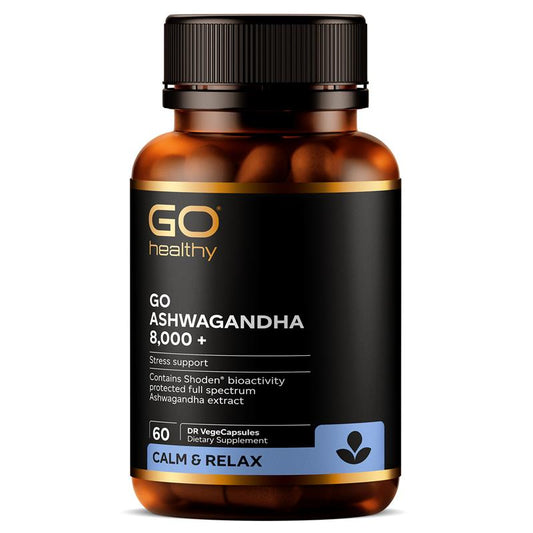 GO Healthy Ashwagandha 8000+ 60 Capsules