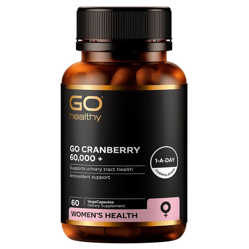 Go Healthy Cranberry 60000mg，紐西蘭高之源，高含量蔓越莓膠囊 60粒