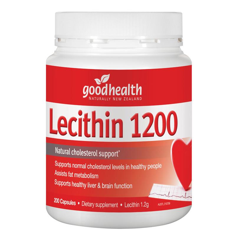 Good Health Lecithin 1200，紐西蘭好健康，超级卵磷脂 200粒