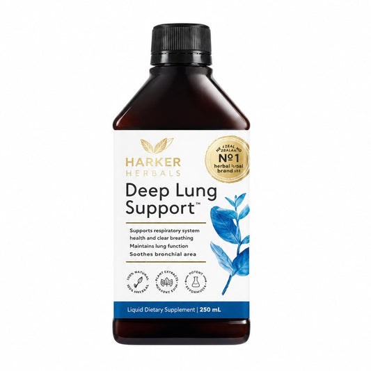 Harker Herbals Deep Lung Support Natural Herbal Deep Lung Support, 250ml / 500ml