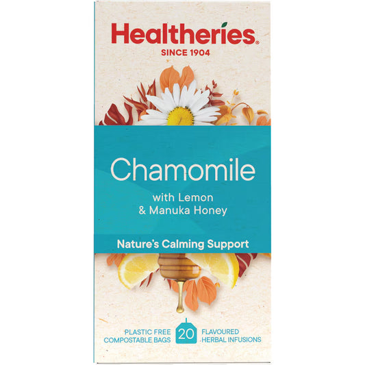 Healtheries Chamomile with Lemon Manuka Honey 20 Bags