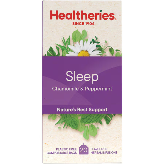 Healtheries Sleep Herbal Tea Chamomile & Mint 20 Bags