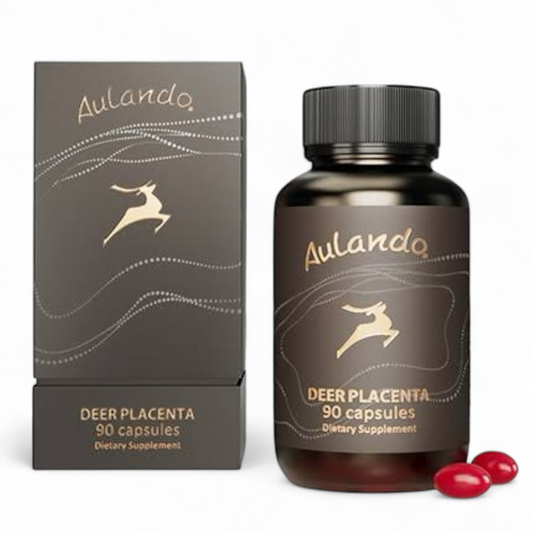 Aulando Biocell Placenta 紐西蘭 生物細胞鹿胎盤 液體軟膠囊 90粒