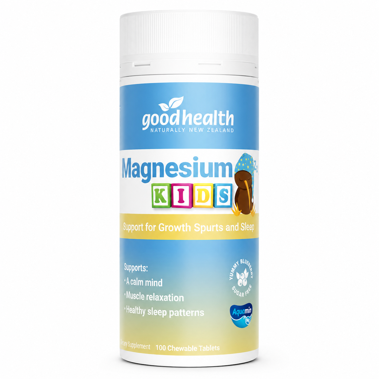 Good Health Magnesium Kids，紐西蘭好健康，兒童鎂夢助長片 100粒