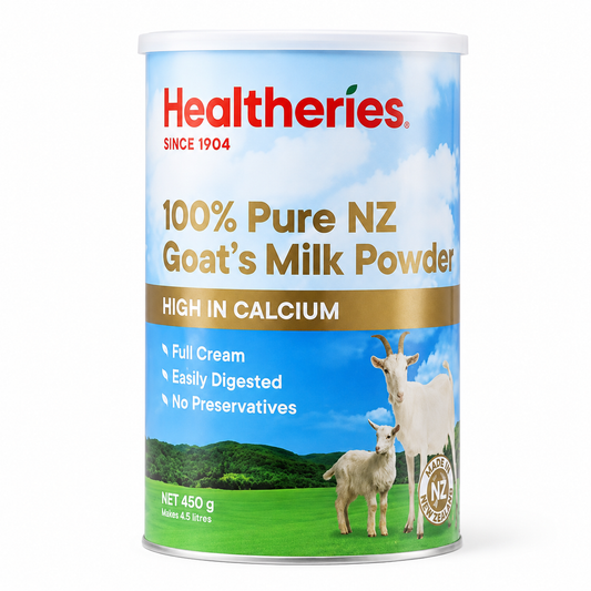 Healtheries Pure Goat's Milk Powder 450g (04/2028)
