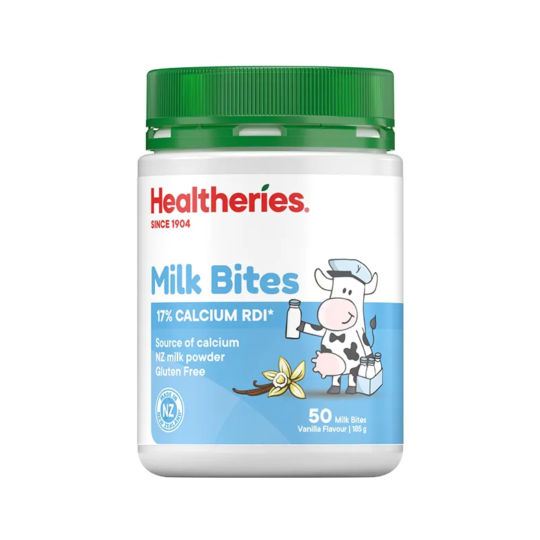 Healtheries Milk Bites，香草牛奶片 50片