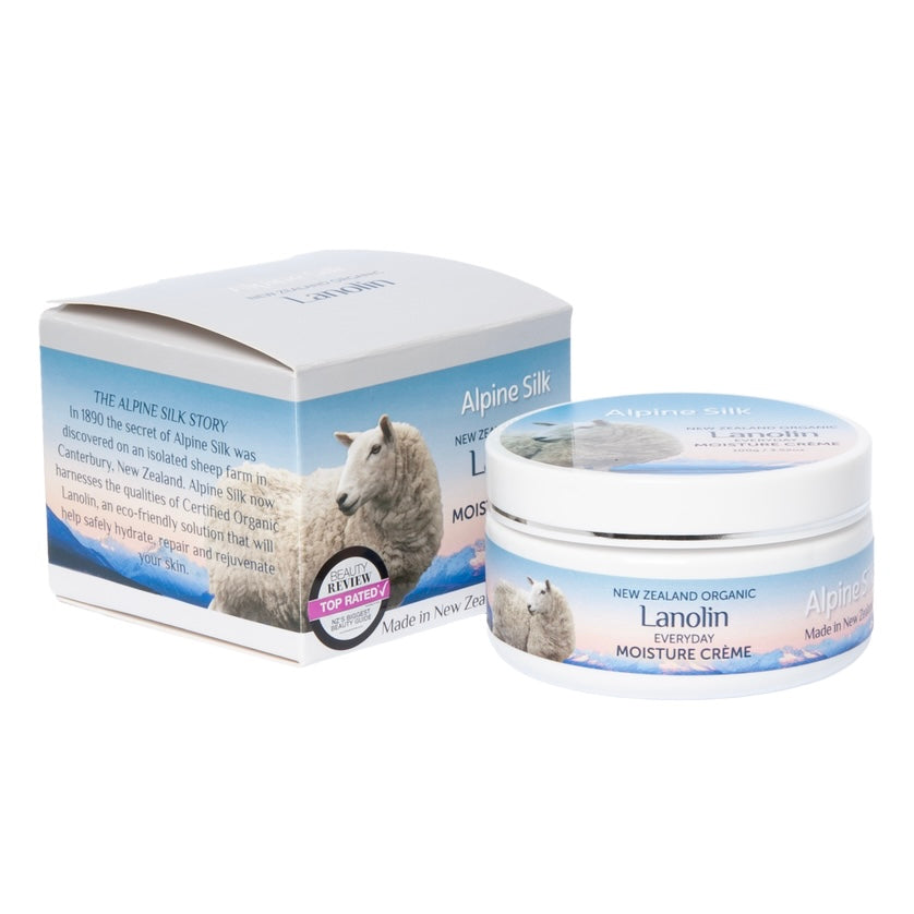 Alpine Silk 紐西蘭艾貝斯，有機羊毛脂保濕霜 100g