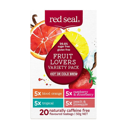 Red Seal Fruit Tea Fruit Lovers，紐西蘭紅印，水果愛好者，綜合果茶包 20入