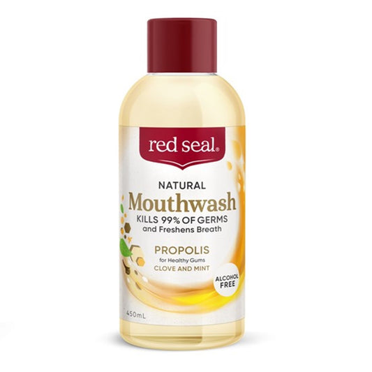 Red Seal Propolis Natural Mouthwash 紐西蘭紅印 天然蜂膠漱口水 450ml
