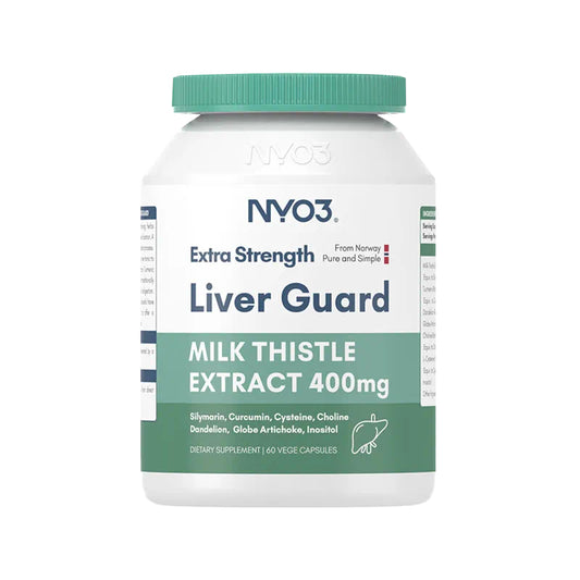 NYO3 Liver Guard (Potential Version) Milk Thistle 400mg Capsules (60 capsules)