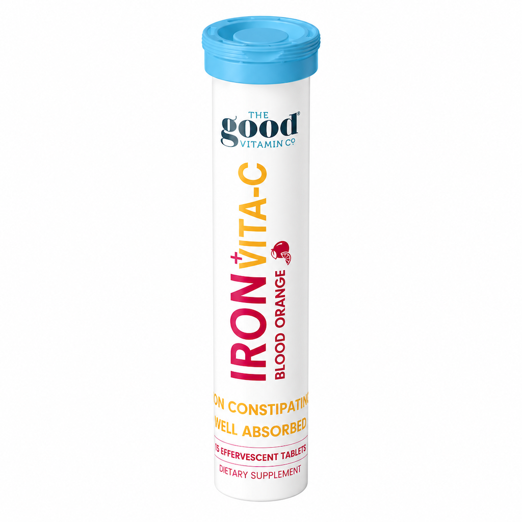 The Good Vitamin Co Iron Vita C 鐵＋維生素C泡騰片 血橙口味 15片