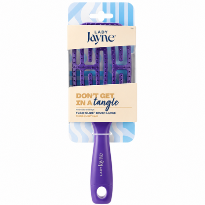 Lady Jayne Flexi-Glide Brush Large Purple