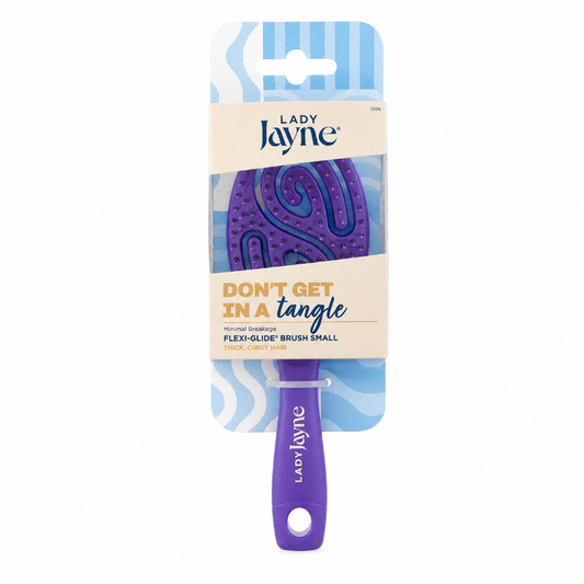 Lady Jayne Flexi-Glide Brush Small Purple