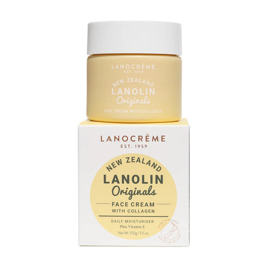 Lanocreme Lanolin with Collagen 紐西蘭蘭儂，膠原蛋白羊毛脂面霜 100g