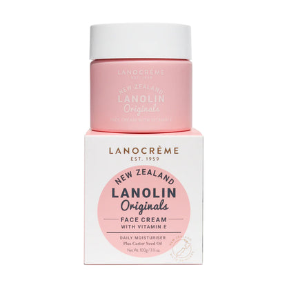 Lanocreme Lanolin Vitamin E Moisturizing Cream (New Zealand) 100g