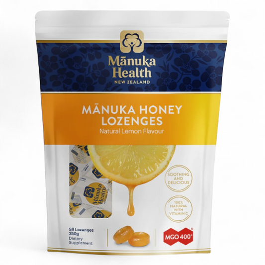 Manuka Health Manuka Honey & Propolis Lozenges 250g Lemon Flavour