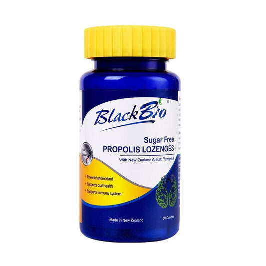 BlackBio Sugar Free Propolis Lozenges 紐西蘭 無糖蜂膠潤喉糖 30粒