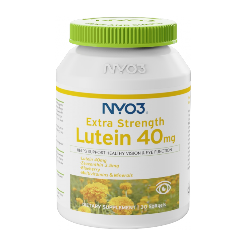 NYO3 Extra Strength Lutein 40mg 加強葉黃素軟膠囊 30粒