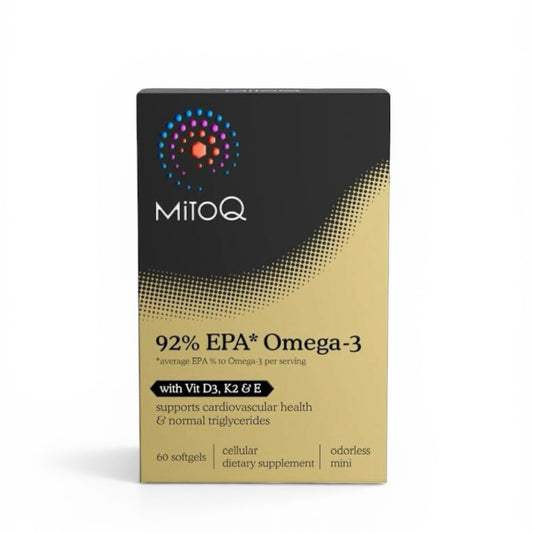 MitoQ 92% EPA Omega-3 紐西蘭 高濃度EPA魚油 軟膠囊 60粒