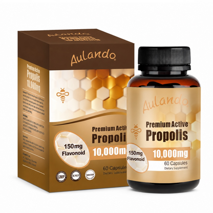 Aulando Premium Active Propolis 10,000mg，高濃度黑蜂膠膠囊 60粒