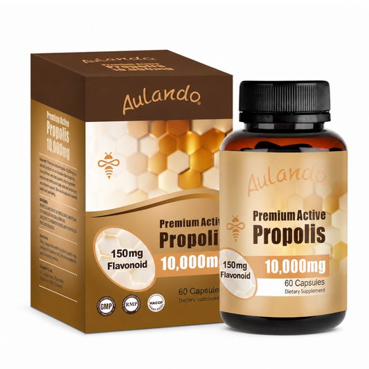 Aulando Premium Active Black Propolis 10,000mg 60 Capsules