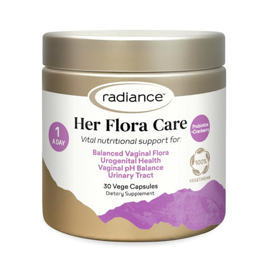 Radiance Her Flora Care Women's Probiotic + Cranberry 30 Capsules