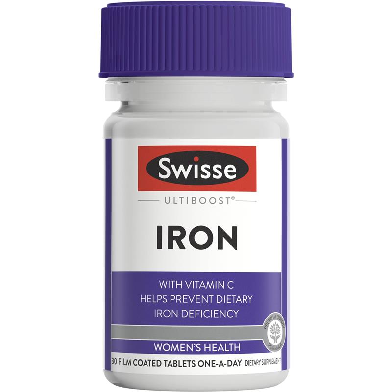 Swisse Ultiboost Iron 澳洲鐵錠 30粒