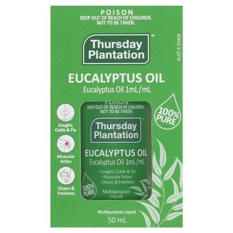 Thursday Plantation Eucalyptus Oil 100% Pure 50ml