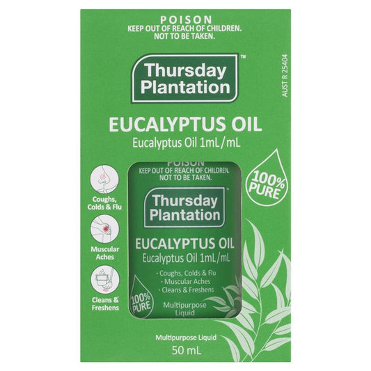 Thursday Plantation Eucalyptus Oil 100% Pure 50ml