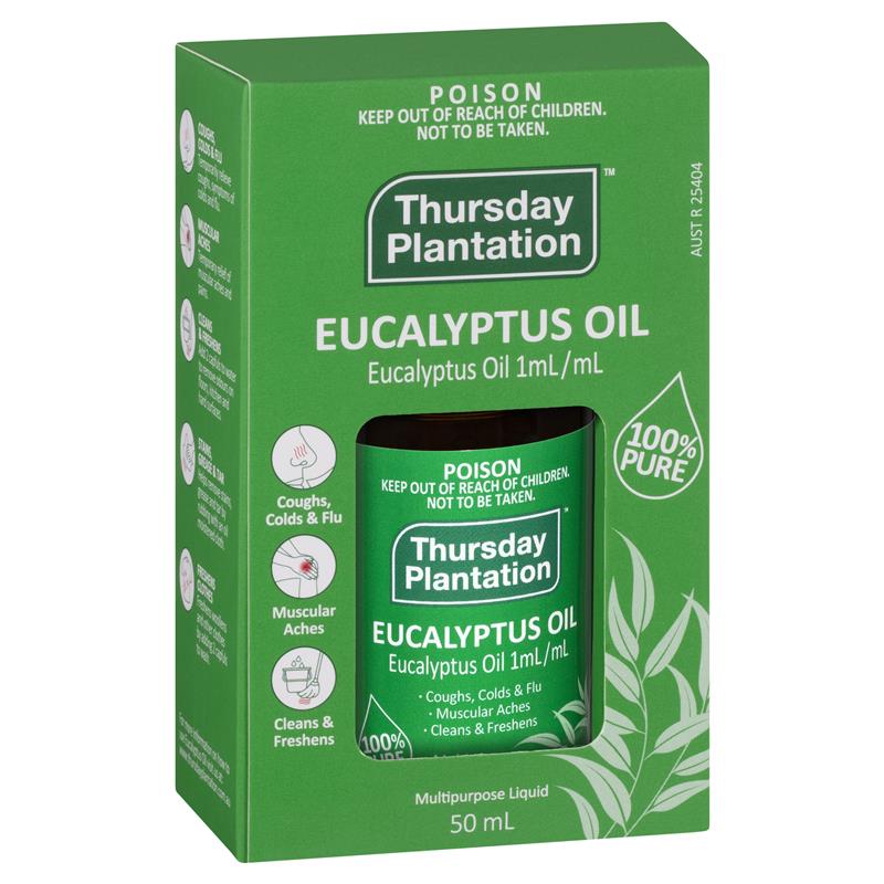Thursday Plantation Eucalyptus Oil 100% Pure 50ml