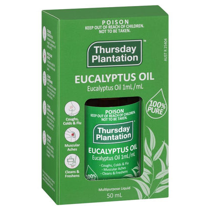 Thursday Plantation Eucalyptus Oil 100% Pure 50ml