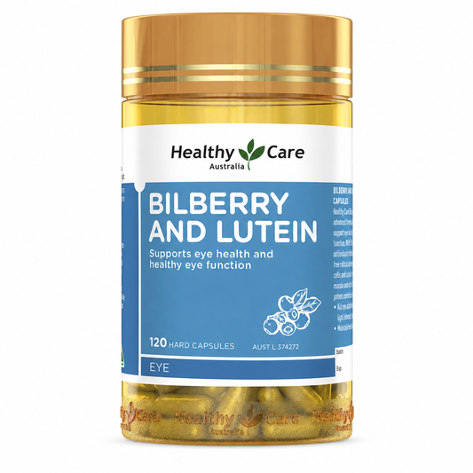 Healthy Care Bilberry and Lutein，越橘葉黃素膠囊 120粒