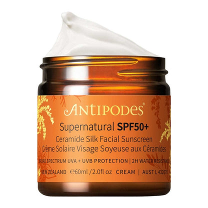 Antipodes Supernatural SPF50+ Ceramide Silk Face Sunscreen 60ml