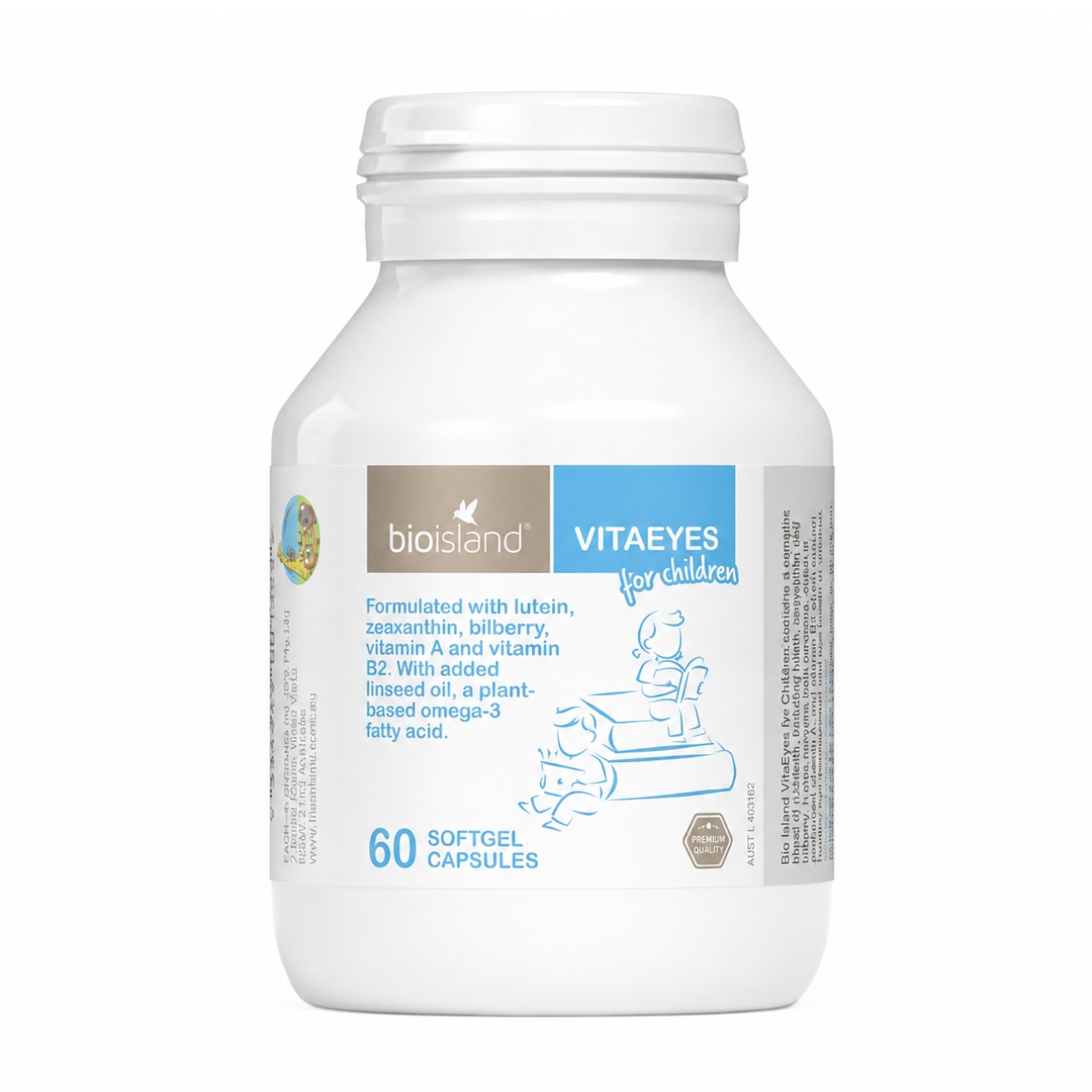 Bio Island VitaEyes For Children，兒童眼部營養膠囊 60粒
