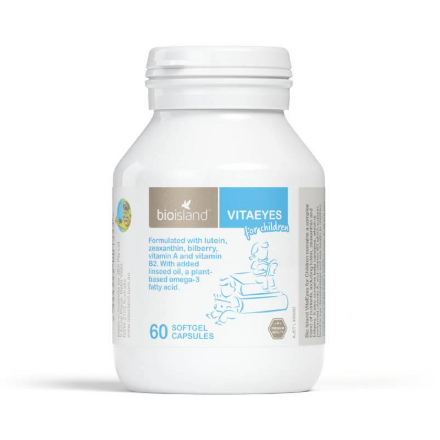 Bio Island VitaEyes for Kids 60 Capsules