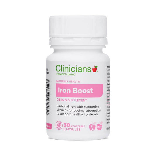 Clinicians 紐西蘭科立純補鐵膠囊 30粒