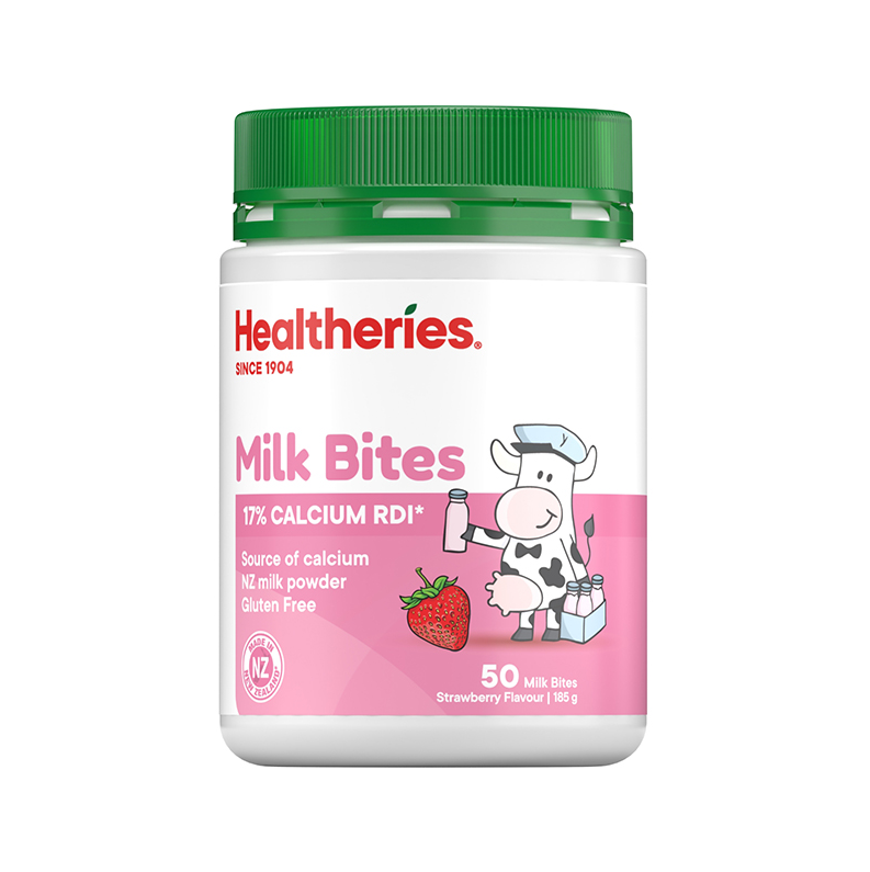 Healtheries Milk Bites，草莓牛奶片 50片