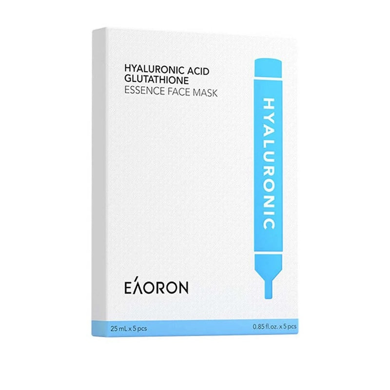 Eaoron Hyaluronic Acid Glutathione 澳洲玻尿酸穀胱甘肽精華面膜 5片 x 25ml