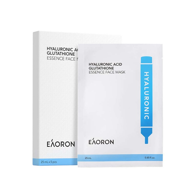 Eaoron Hyaluronic Acid Glutathione 澳洲玻尿酸穀胱甘肽精華面膜 5片 x 25ml