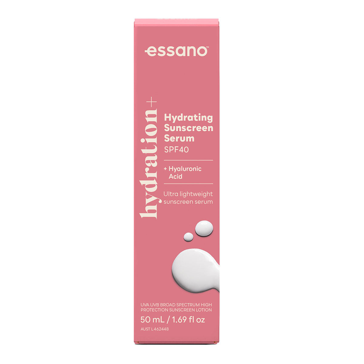 Essano 紐西蘭，補水+保濕防曬精華 SPF40，50ml