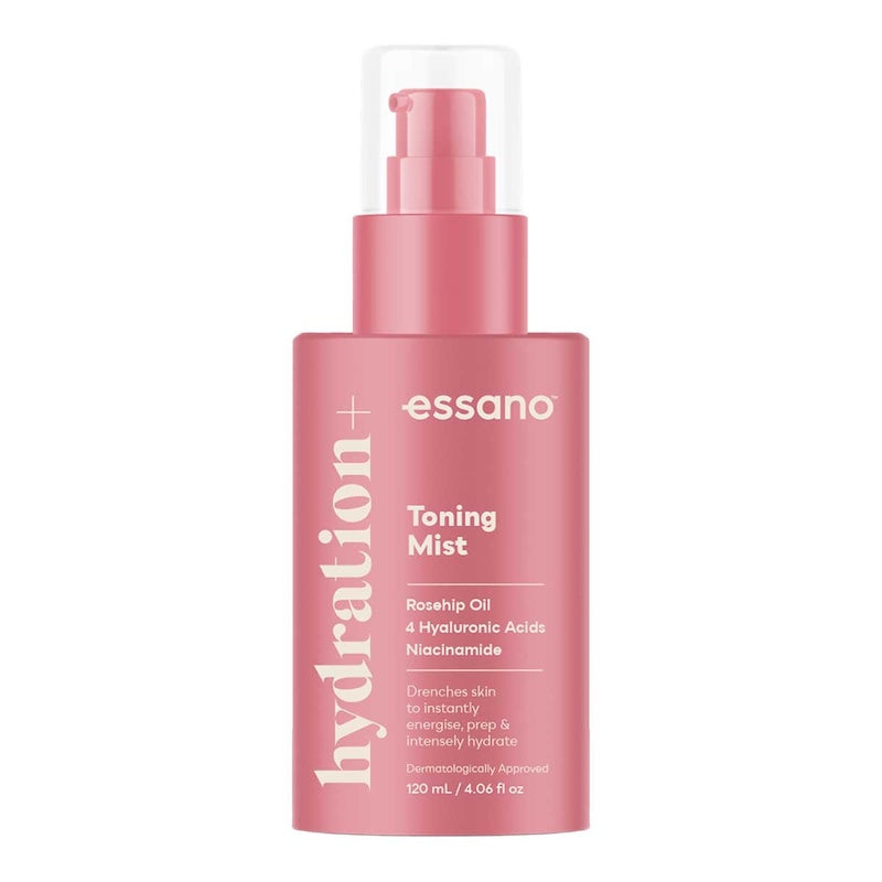 Essano Hydration+ Rosehip & Hyaluronic Acid Toning Mist 120ml