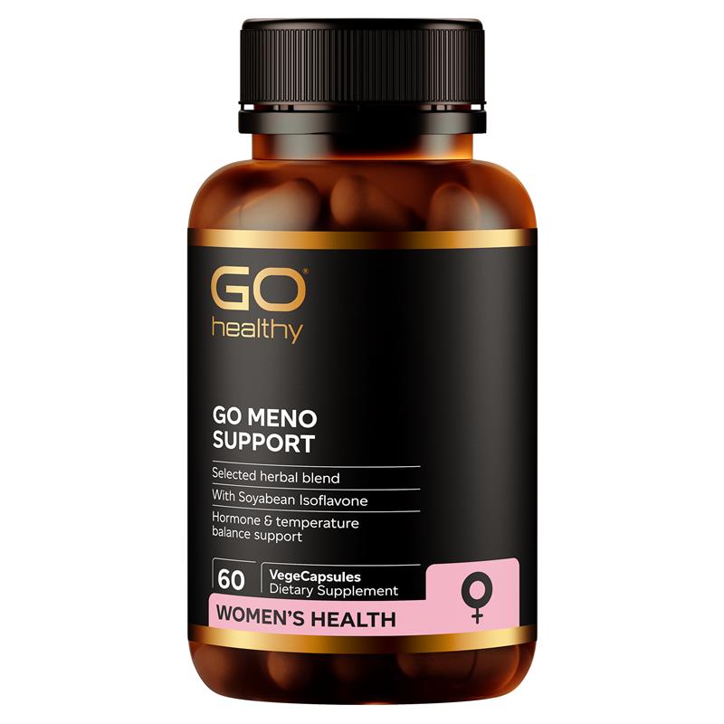 GO Healthy GO Meno Support 女性更年期草本配方 60顆植物膠囊