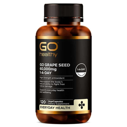 Go Healthy 紐西蘭高之源 葡萄籽精華膠囊 60000mg 120粒
